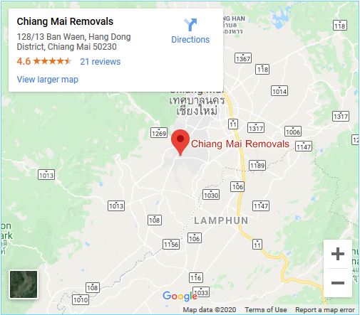 chinag mai removals map